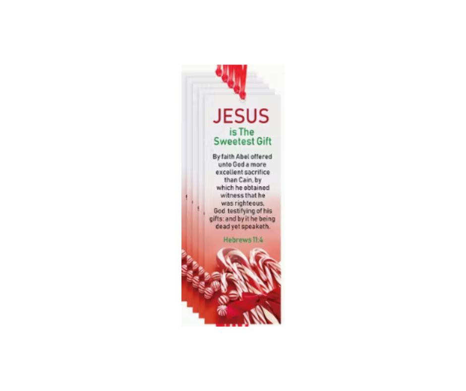 Jesus Is The Sweetest Gift – Scripture Bookmarks