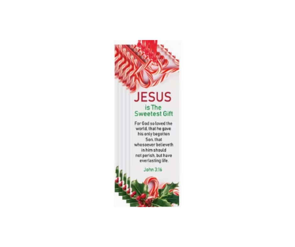 Jesus Is The Sweetest Gift – Scripture Bookmarks