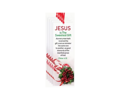 Jesus Is The Sweetest Gift – Scripture Bookmarks