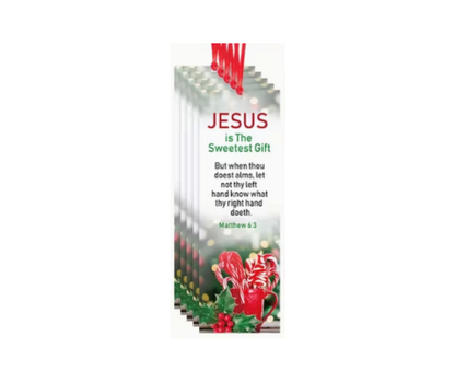 Jesus Is The Sweetest Gift – Scripture Bookmarks