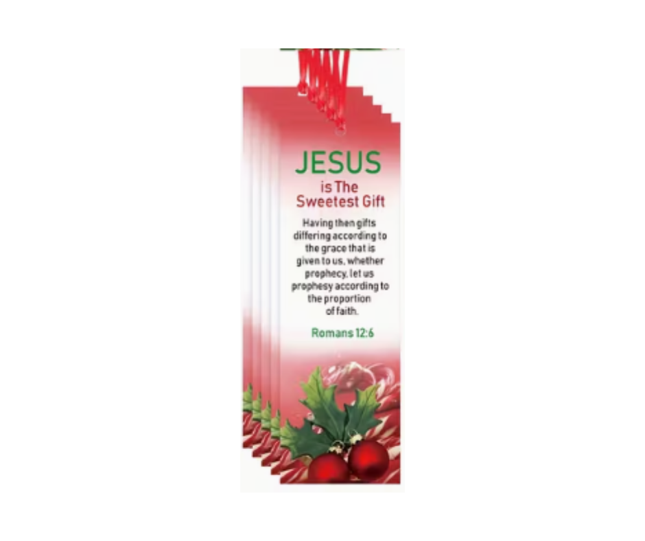 Jesus Is The Sweetest Gift – Scripture Bookmarks