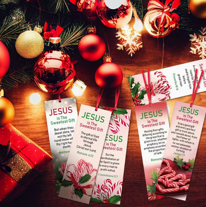 Jesus Is The Sweetest Gift – Scripture Bookmarks