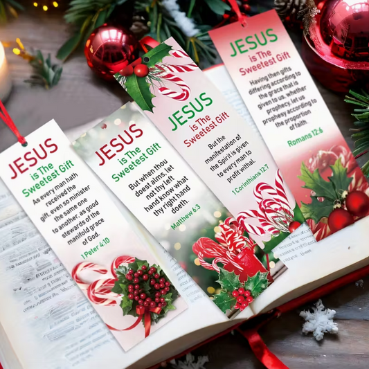 Jesus Is The Sweetest Gift – Scripture Bookmarks